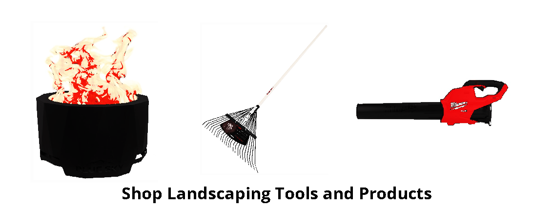 Landscaping products and tools collection