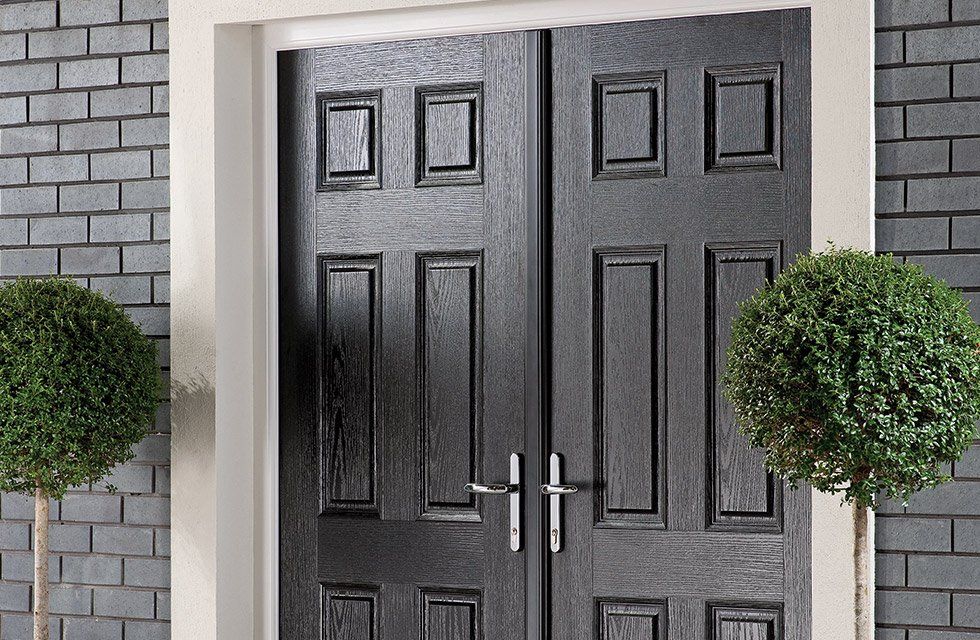 Range of composite doors Suffolk for homes, including modern GRP front doors, exterior door options for high-traffic areas, and easy-care residential doors