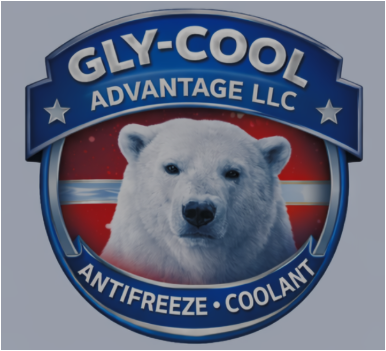 A circular logo with a polar bear, blue accents, and the words 