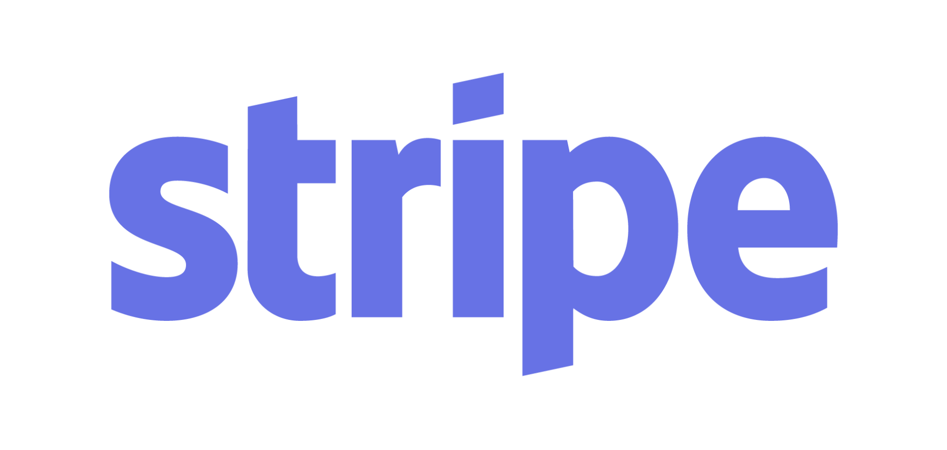 Stripe logo in blue text on a white background.
