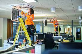 Commercial Electrical Contractor, Commercial Lighting installation. Light Bulbs (Lamps) Replaced.