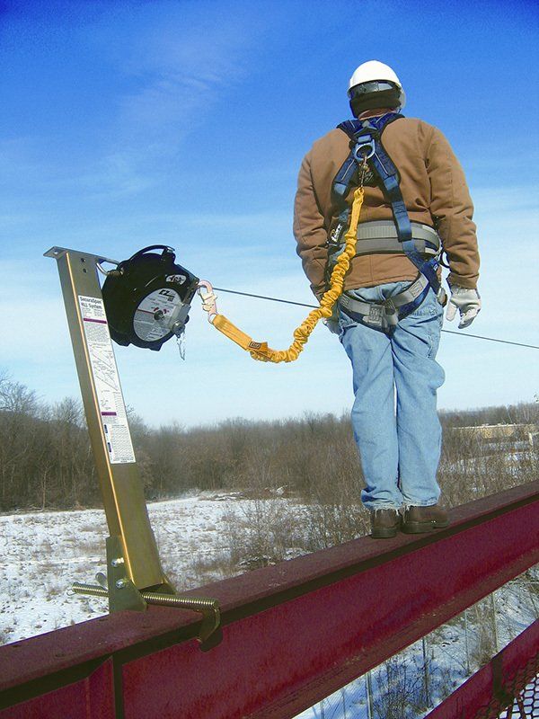 Personal Fall Restraint Systems | Rooftop Access Safety |  Rooftop Fall Protection |  OSHA Rooftop Safety  Standards