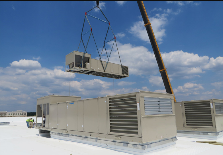 installing ac unit on roof