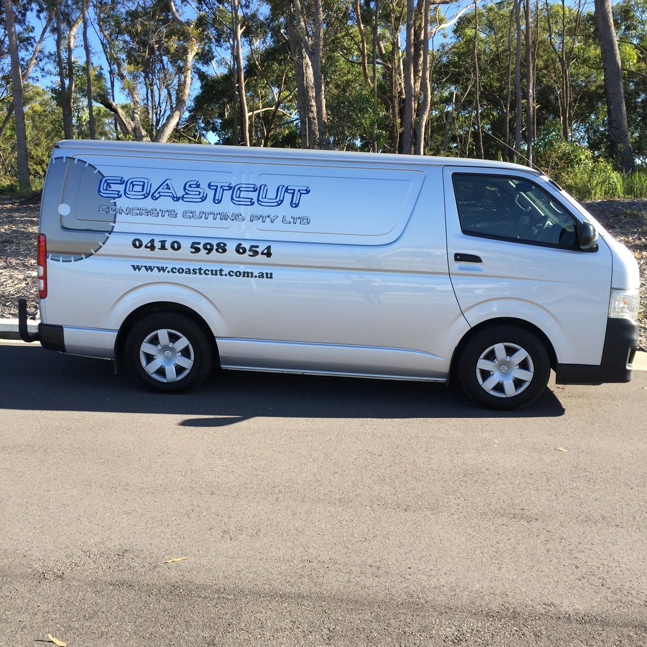 Coastcut Concrete Van — Coastcut Concrete Cutting in Port Stephens, NSW