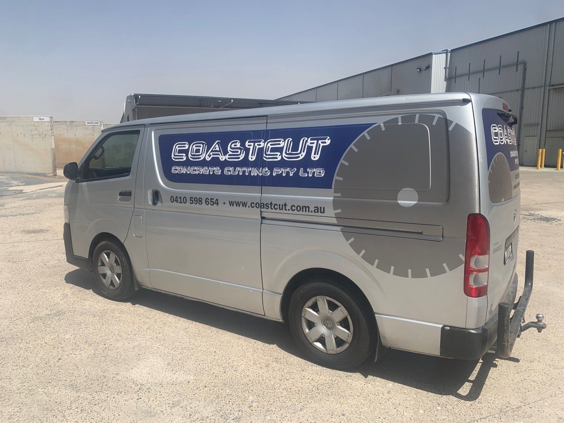 Work Van — Coastcut Concrete Cutting in Port Stephens, NSW