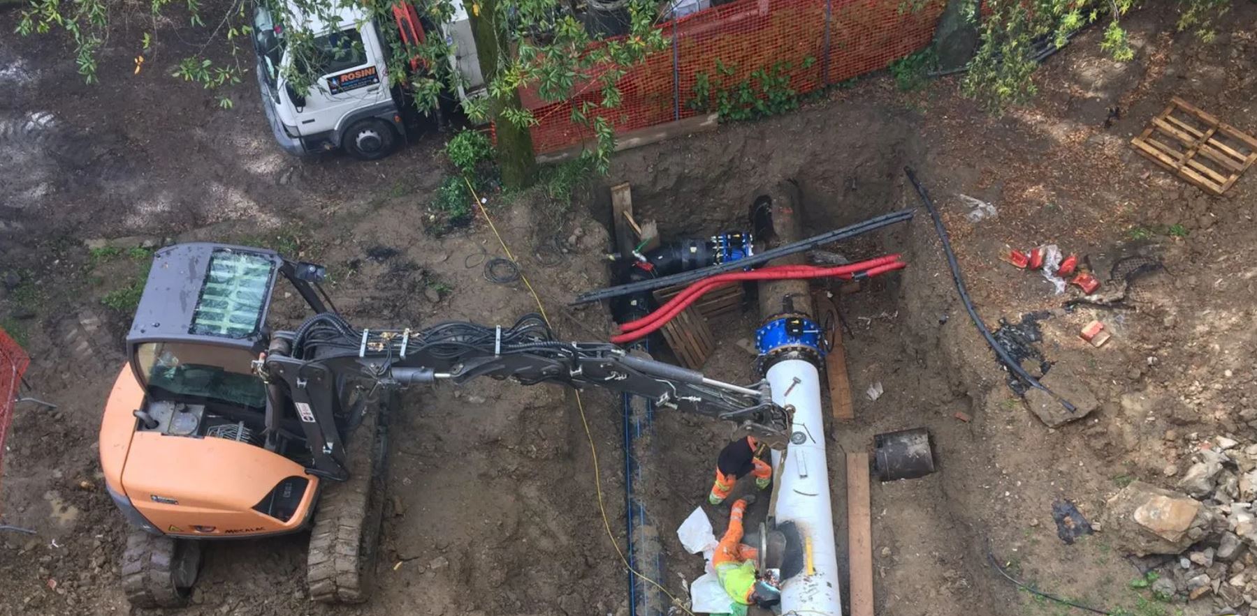 Manutenzione di metanodotti e gasdotti