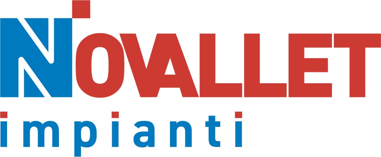Logo per Novalt Impianti con la scritta blu