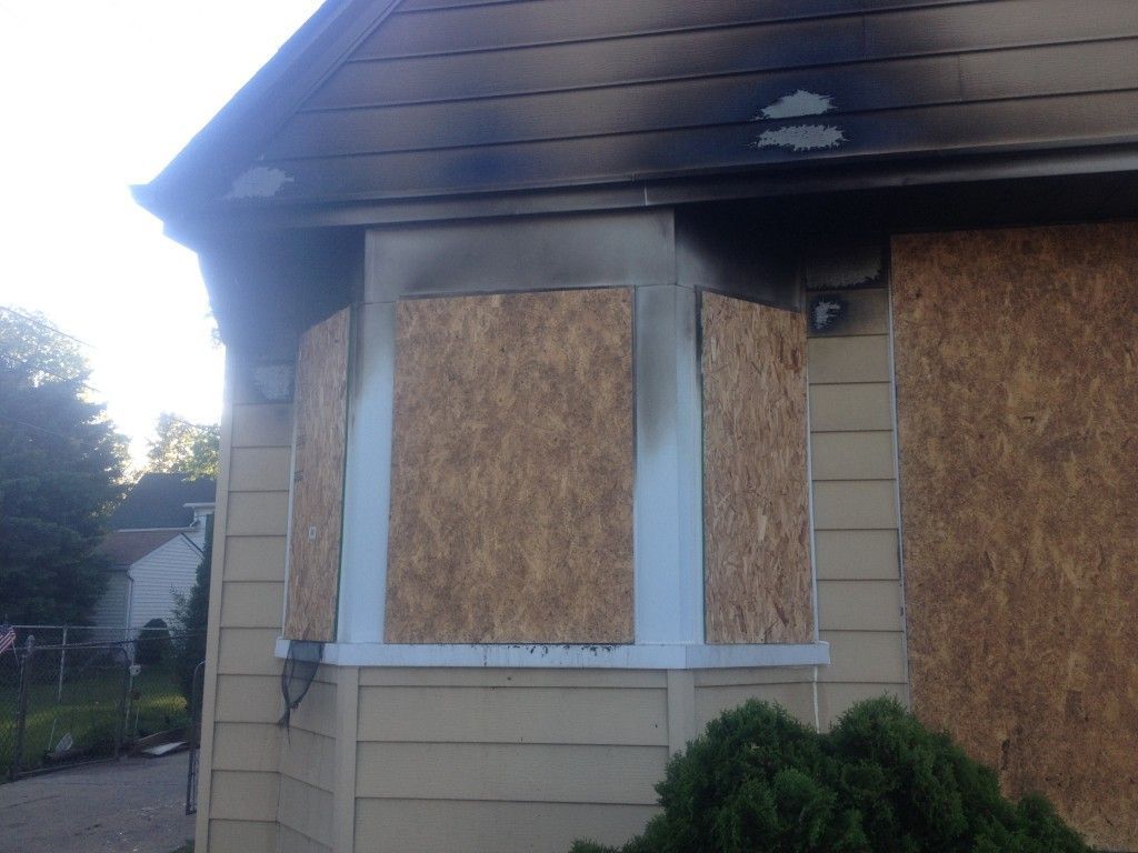 Home with Fire Damage in Aurora, OH