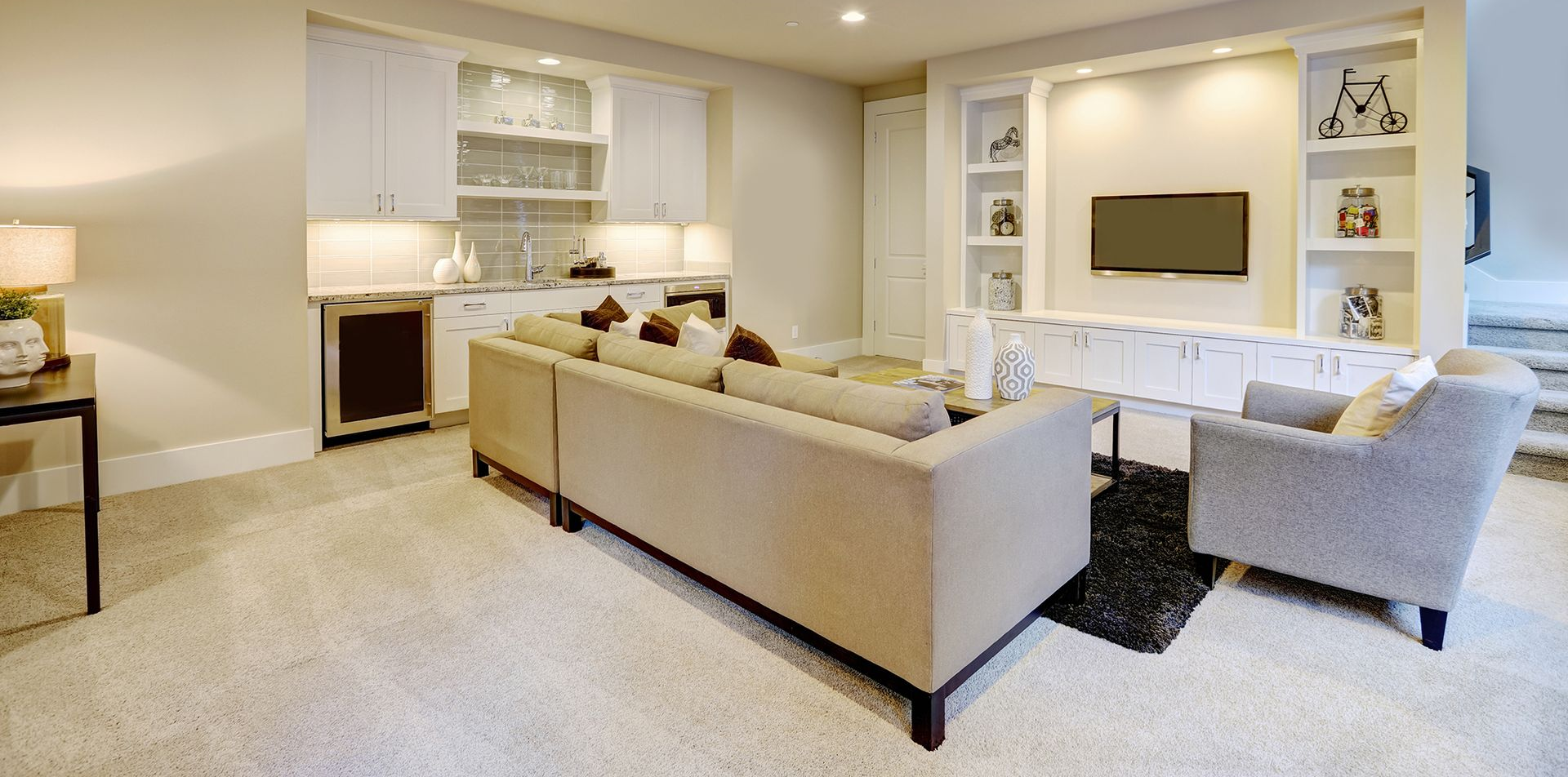 Finished Basement in Hudson