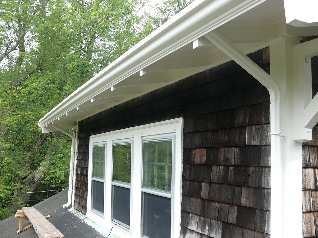 gutters on a 1920's craftsman in Hudson