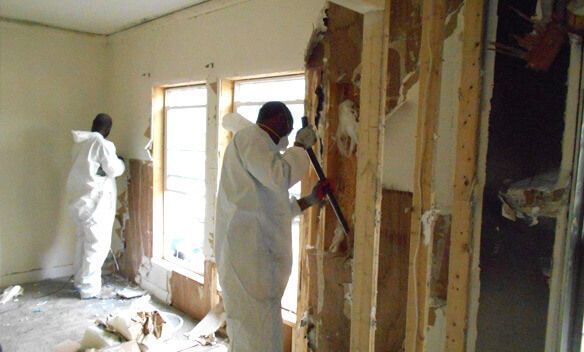 Restoring a home after a fire in Aurora