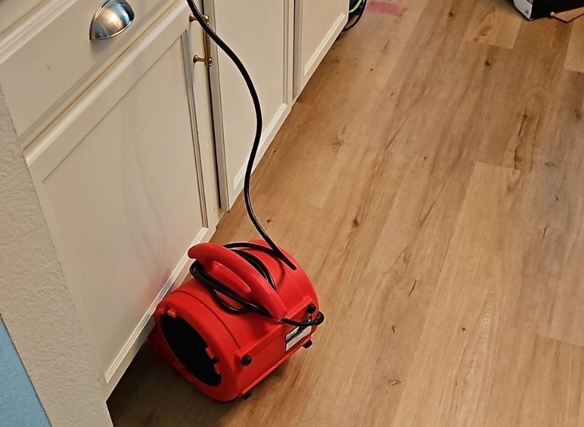 air mover in the kitchen