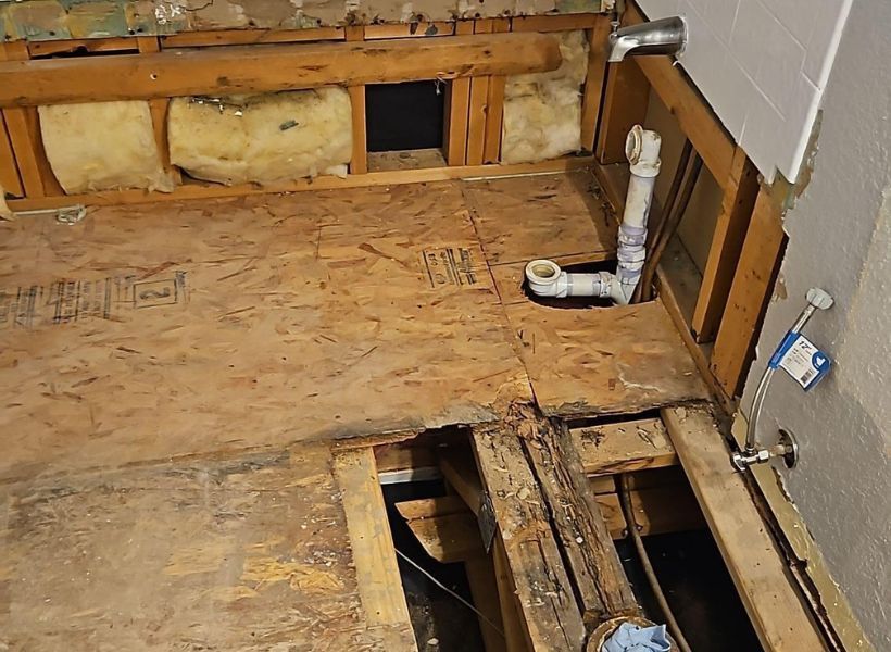 bathroom post mitigation