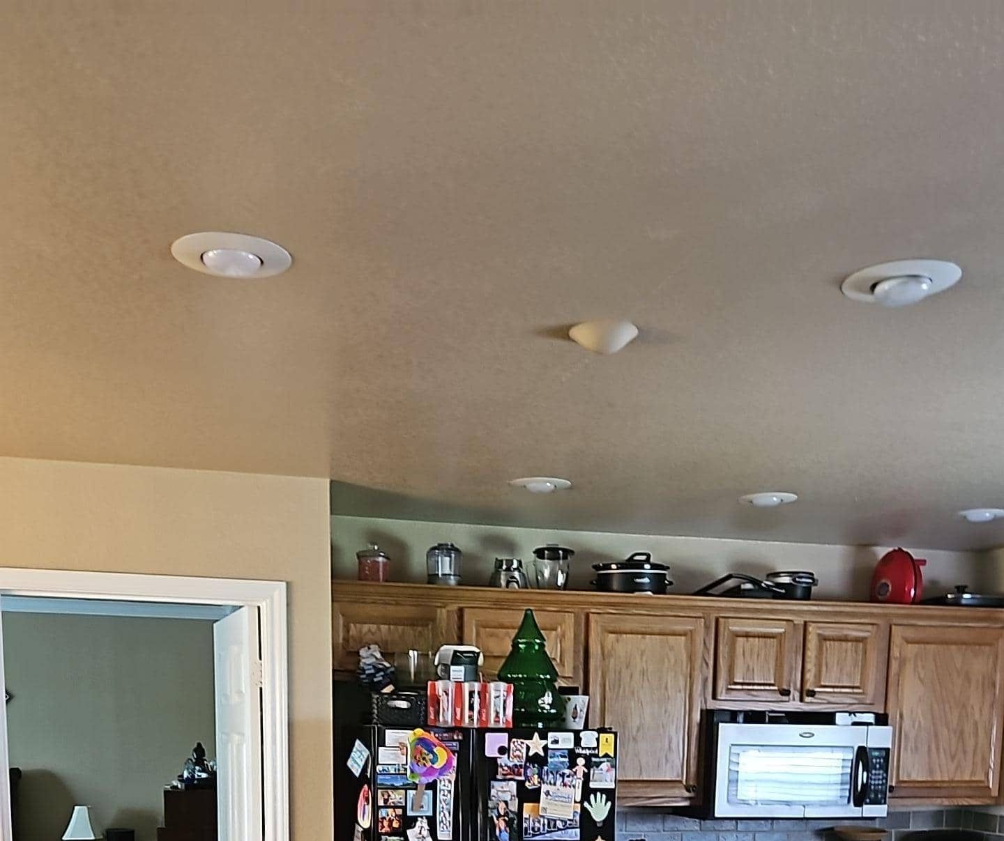 ceiling water damage dryout
