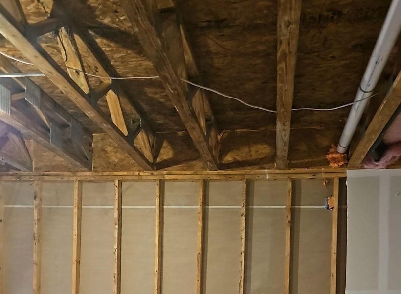 garage after mitigation