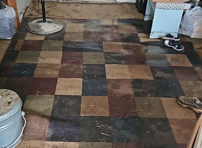 garage water damage