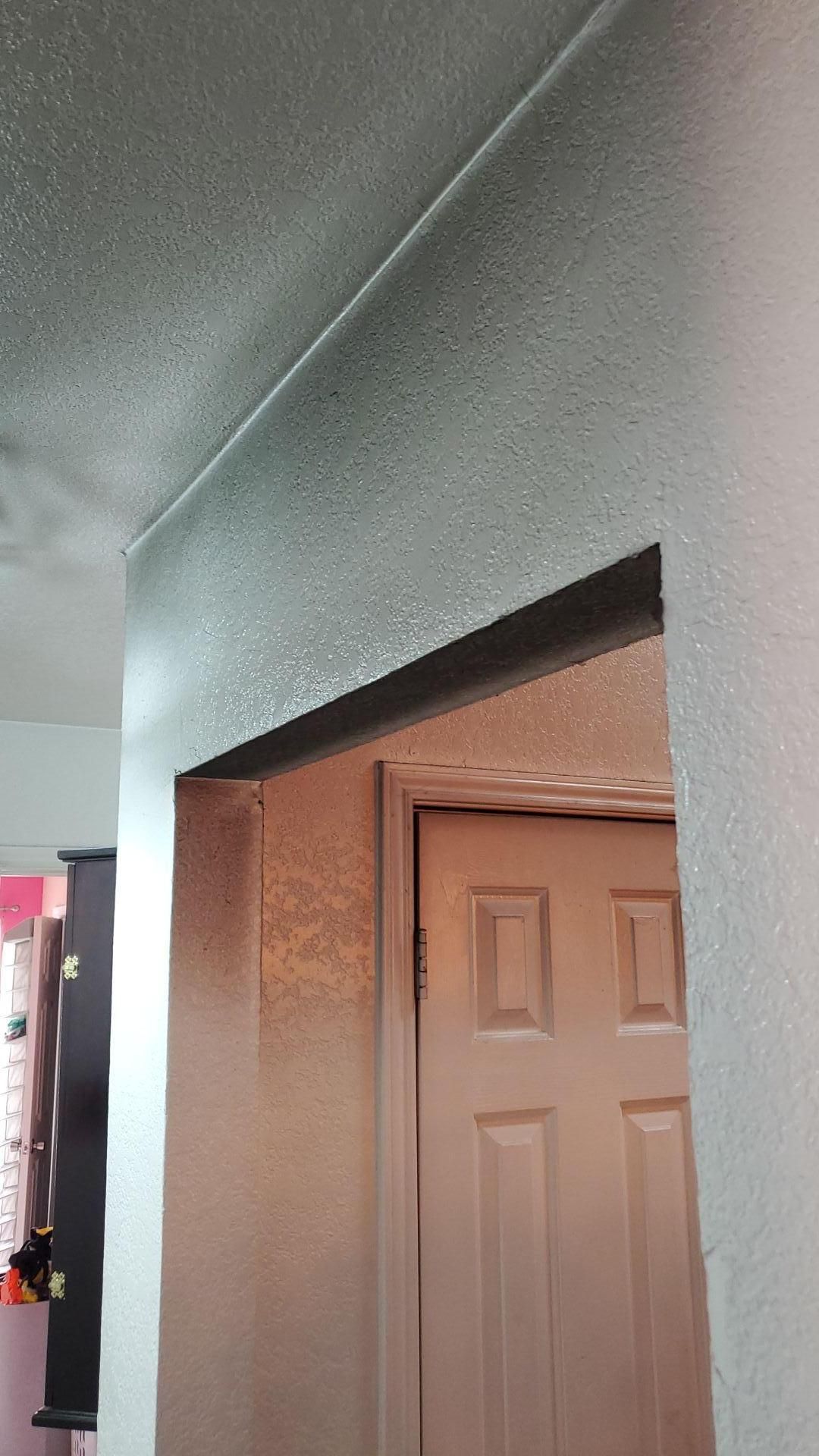 smoke damage in a house