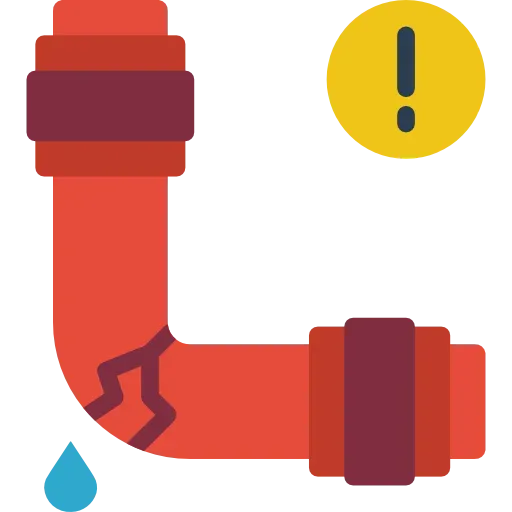 broken pipe icon