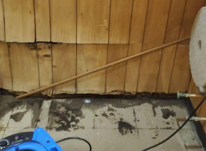 restroom damage in cameron tx printing company