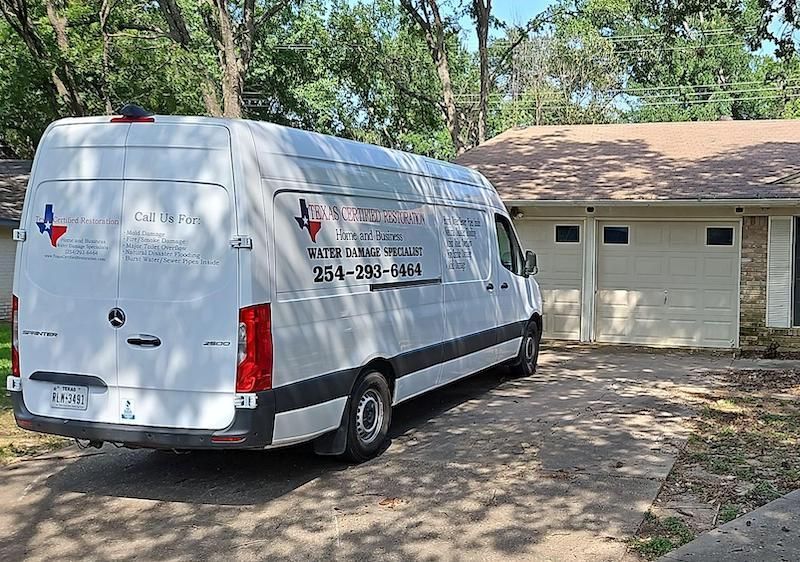 Texas Certified Restoration Van