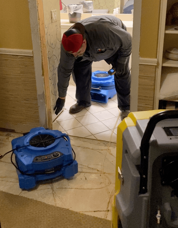 water damage cleanup