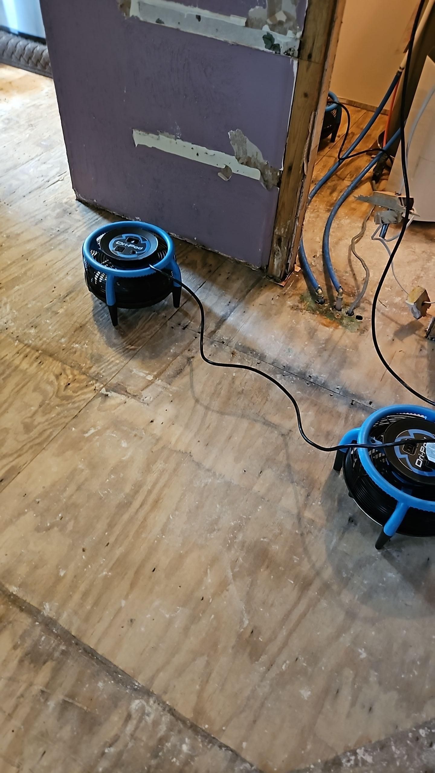 Professional water damage drying equipment