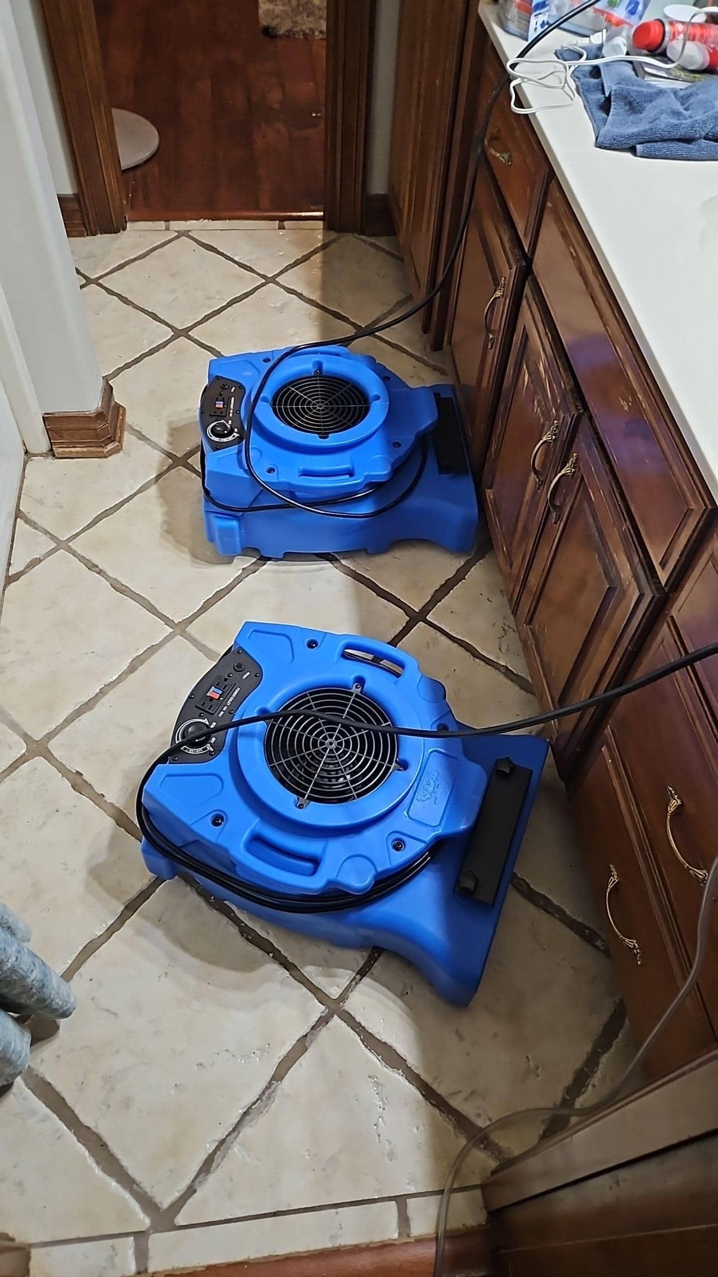 water damage dryout equipment