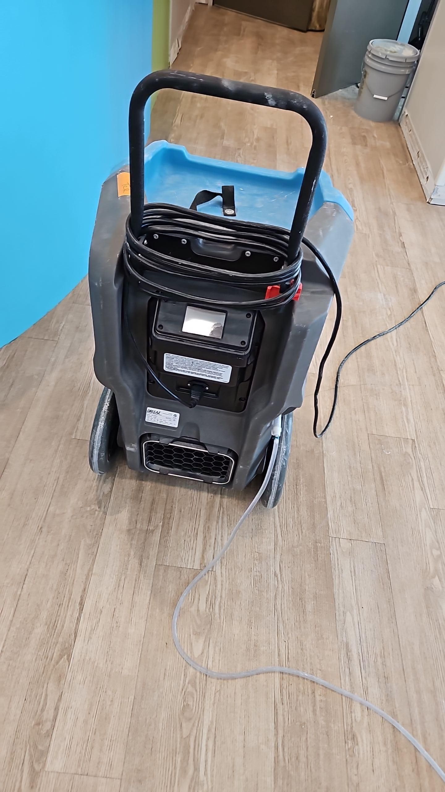 Water damage dryout process