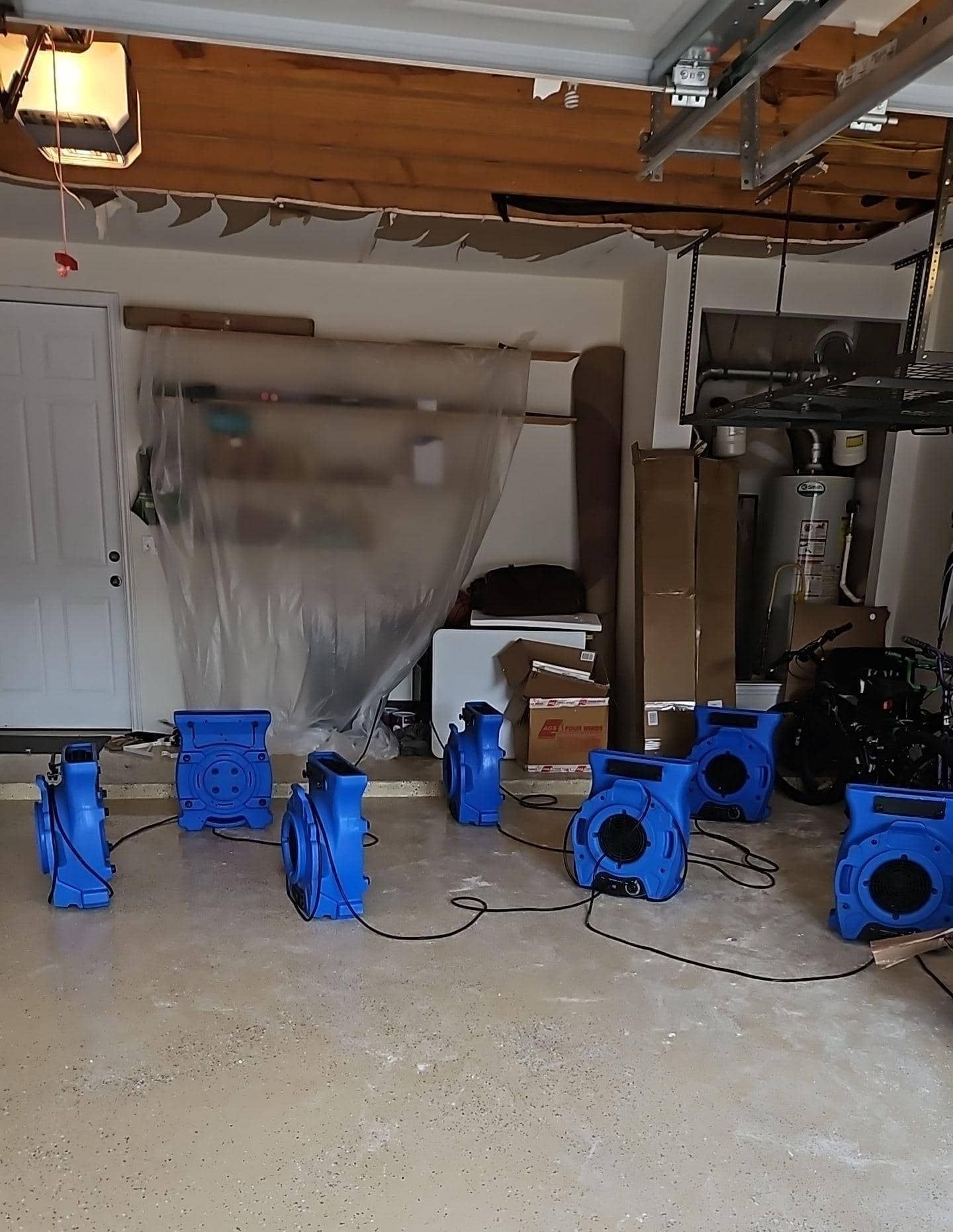 water dryout fans