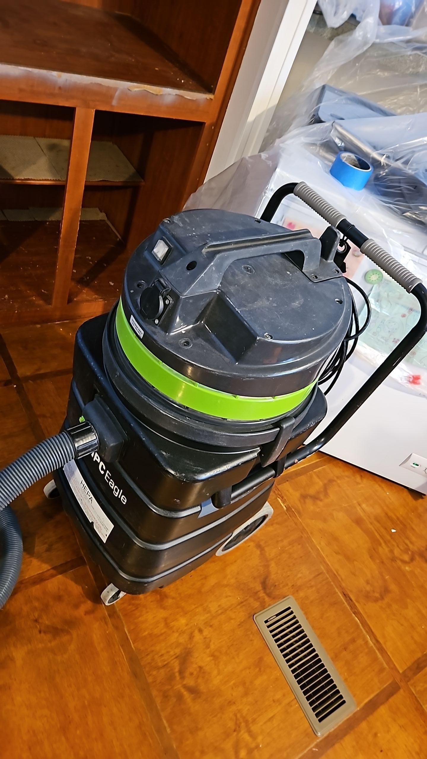 Water extraction equipment in place