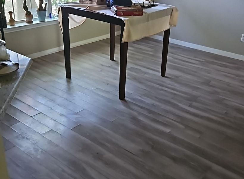 water-damaged flooring
