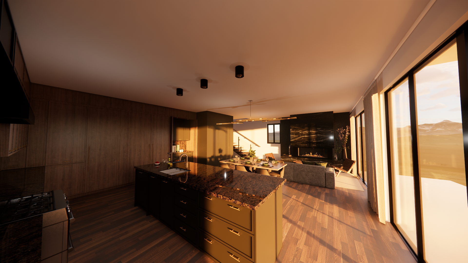 new interior design for 8 units in lake country bc