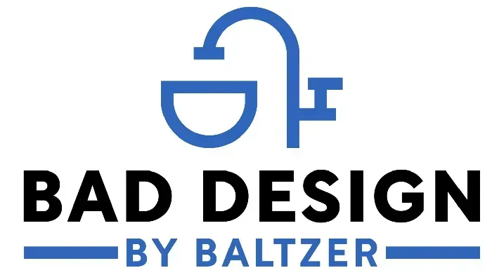 Blåt vandhanelogo med ordene 