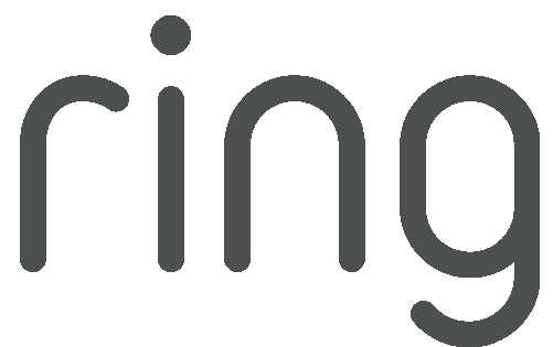Ring logo: gray text 
