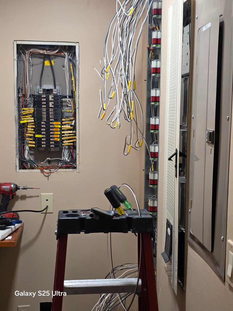 Lutron lighting control panel installation in Hamilton, Montana — smart lighting by Smart Home Solutions Missoula MT