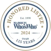 Marquis Who’s Who Honored Listee 2024 badge