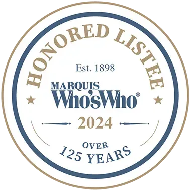 Marquis Who’s Who Honored Listee 2024 badge