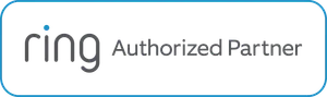 Ring Authorized Partner logo in a blue rounded rectangle.