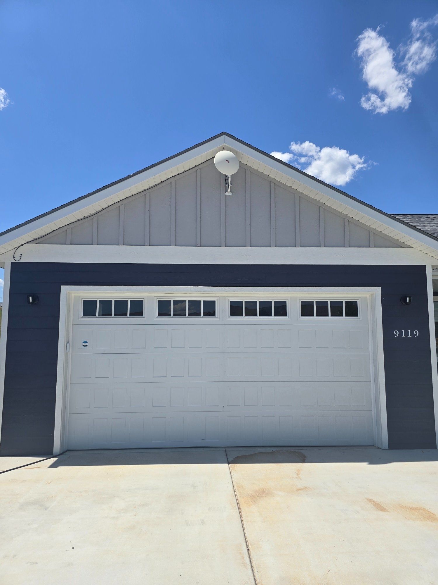 Outdoor security camera installation on home in Wye, Montana — Smart Home Solutions Missoula MT