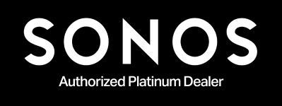 Sonos Authorized Platinum Dealer badge