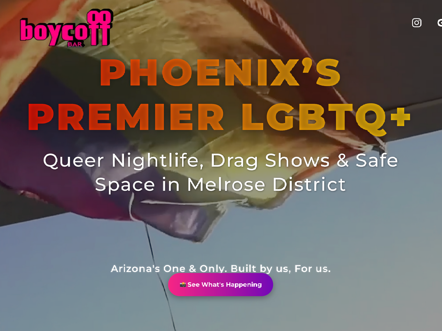 Boycott Bar Main Landing Page