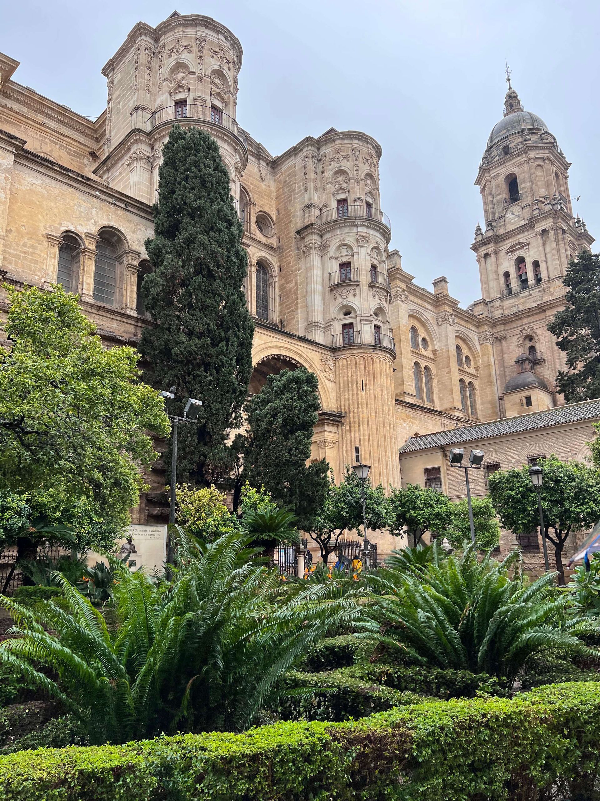 Outside of a building in Spain