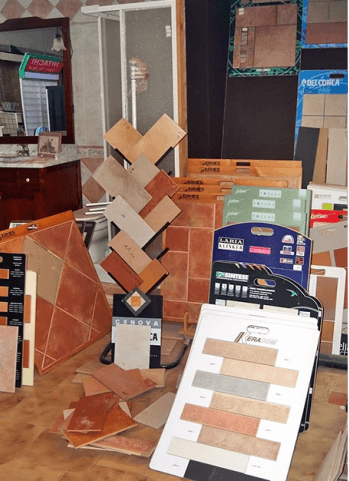 campionario di piastrelle