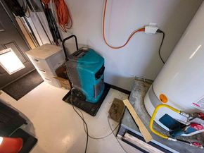 Professional technicians implementing dehumidification and moisture control measures in Garner NC. By reducing indoor humidity levels and addressing moisture issues, they prevent mold growth and promote a healthier indoor environment for residents and businesses in the area.