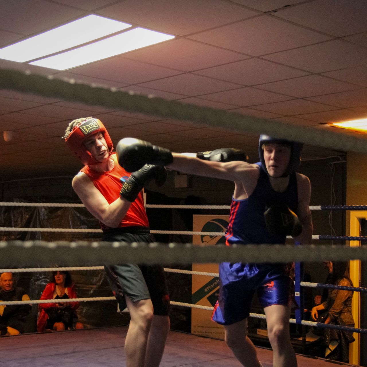 woman and man workout