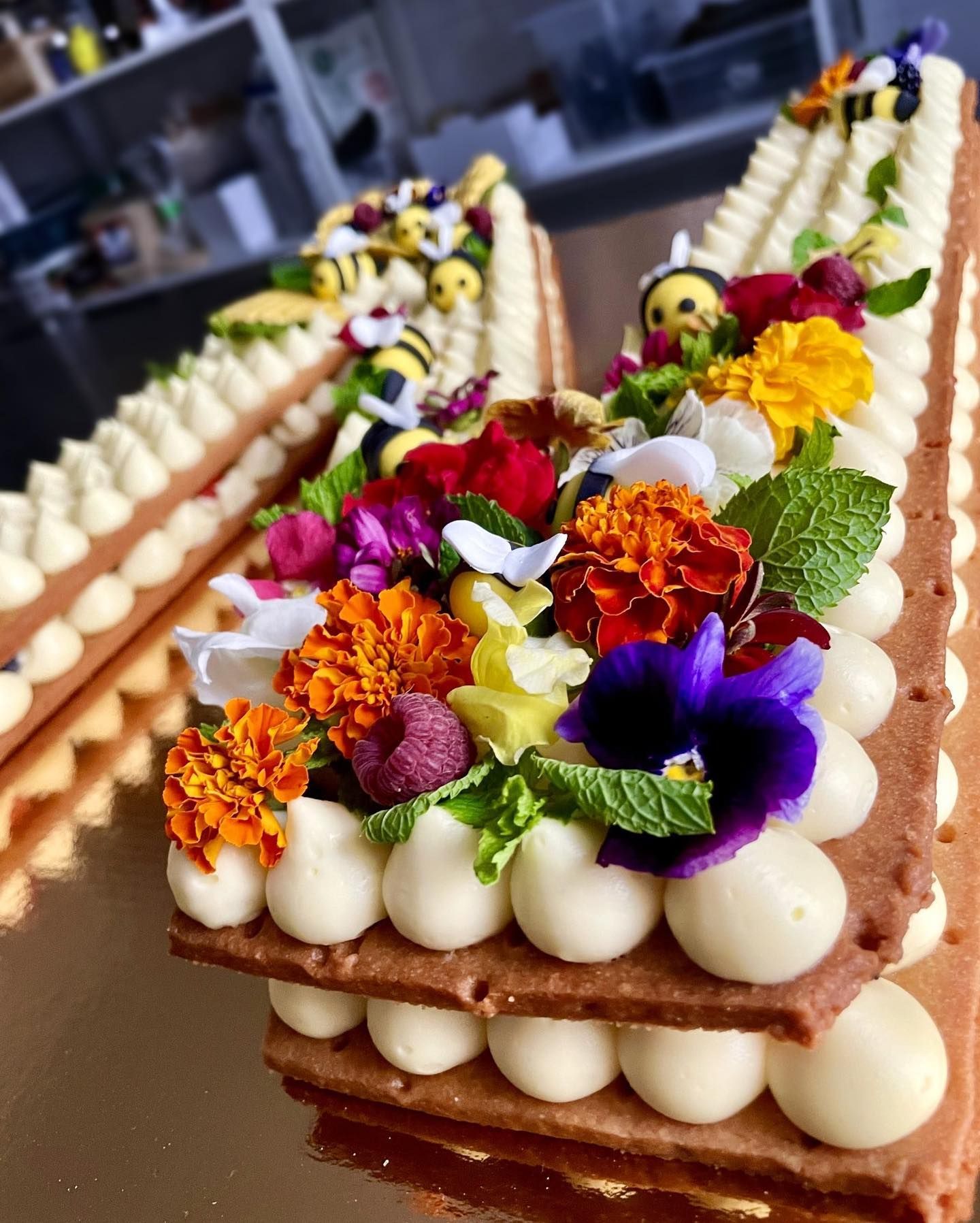 Torta a forma di lettera 