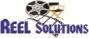 Logo of "Reel Solutions" with film reel graphic.