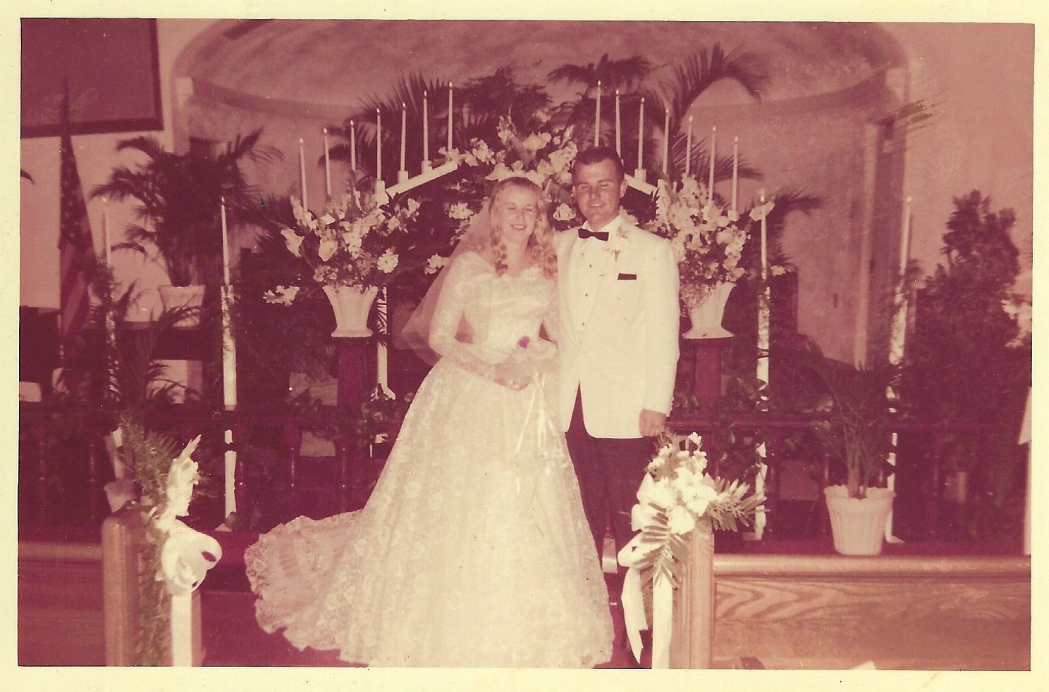 Joan Harvey wedding photo