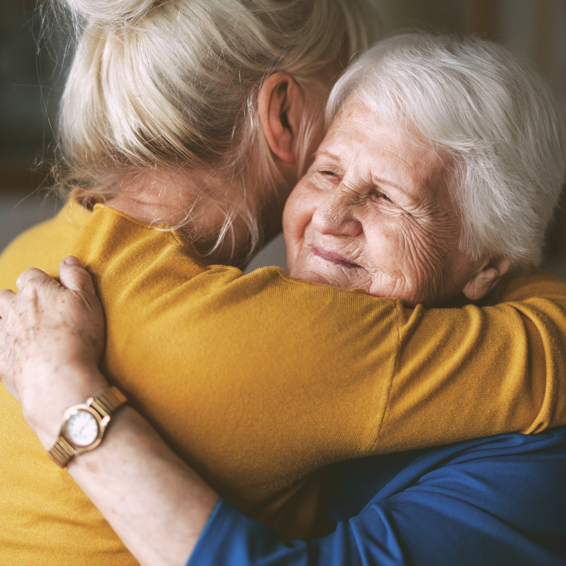Methodists hugging