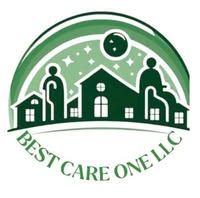Logo: green arc over silhouettes of houses, people, and text "Best Care One LLC".